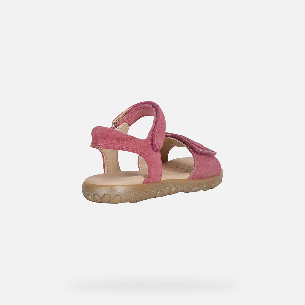 Sandalias Geox Menina Rosa - Haiti - UJXSZ8793